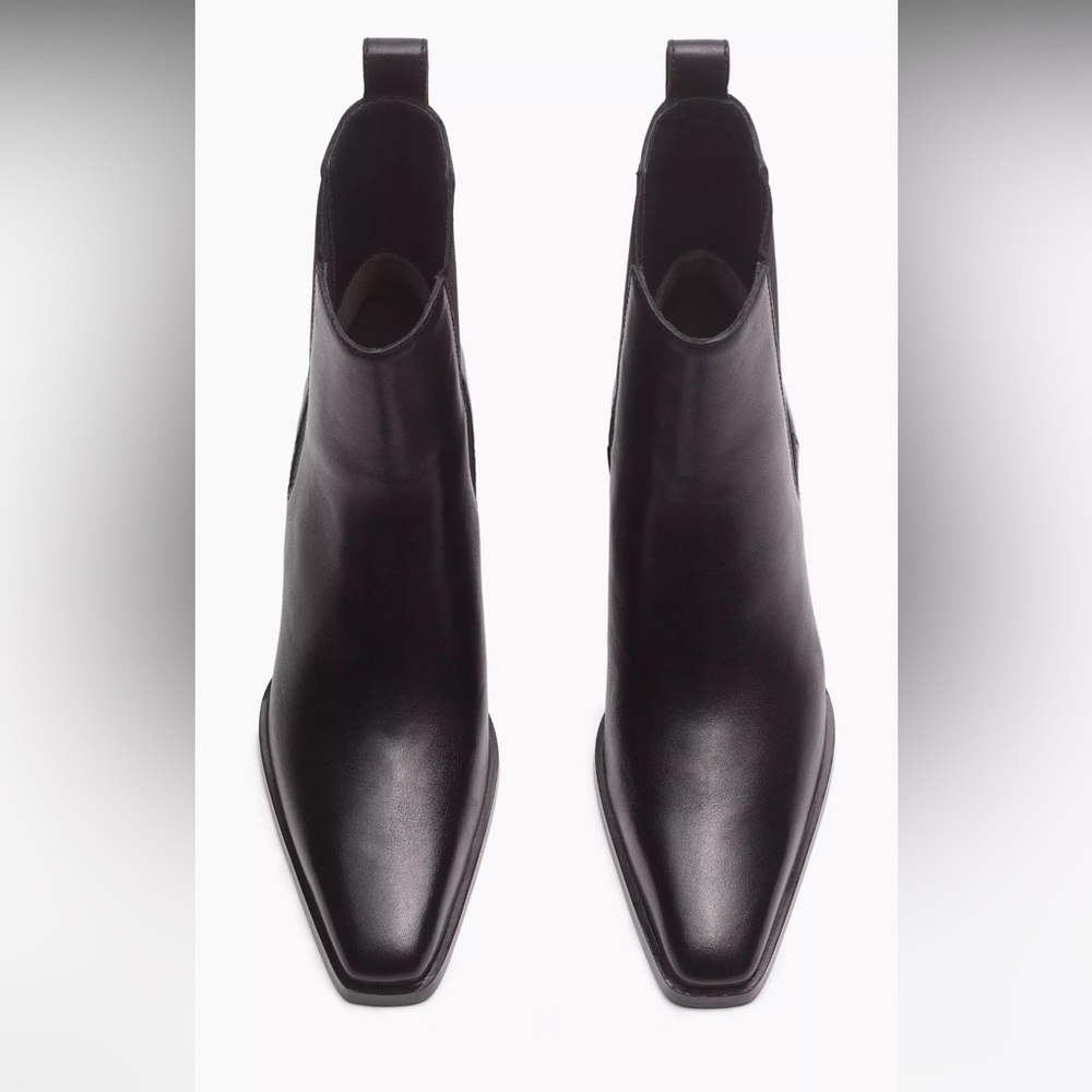 Rag and Bone Joni Leather Chelsea Boots 39 black - Picture 3 of 8